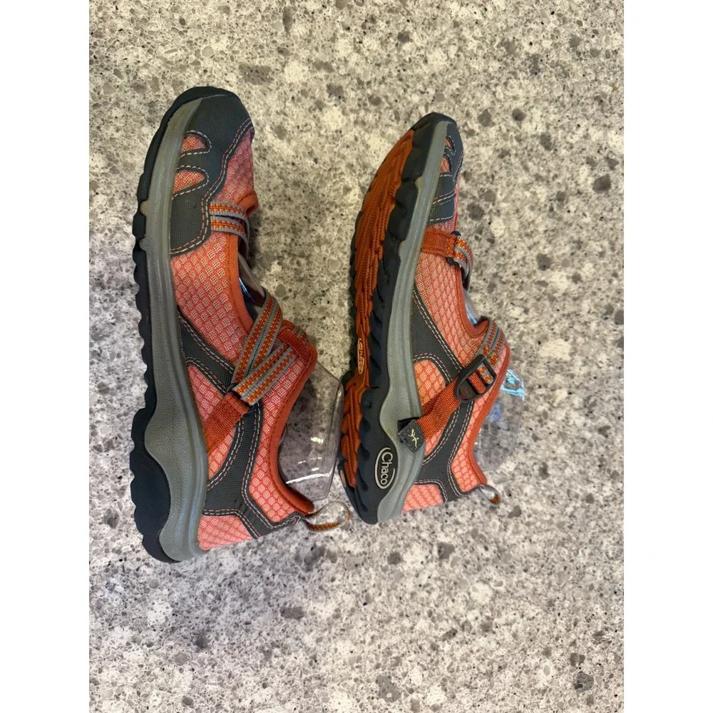 Chaco Women's Outcross EVO MJ Shoes Orange/Grey Gorpcore Water Hiking Size 8.5